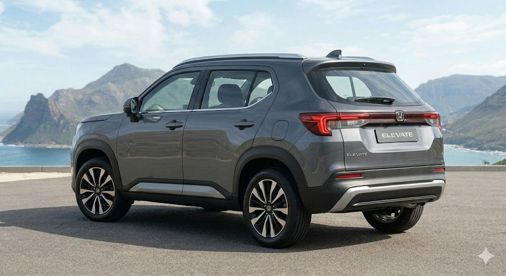 Honda Elevate Rear Profile View